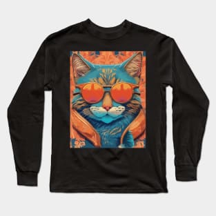 Whisker-Approved Wit - Unleashing Feline Humor Long Sleeve T-Shirt